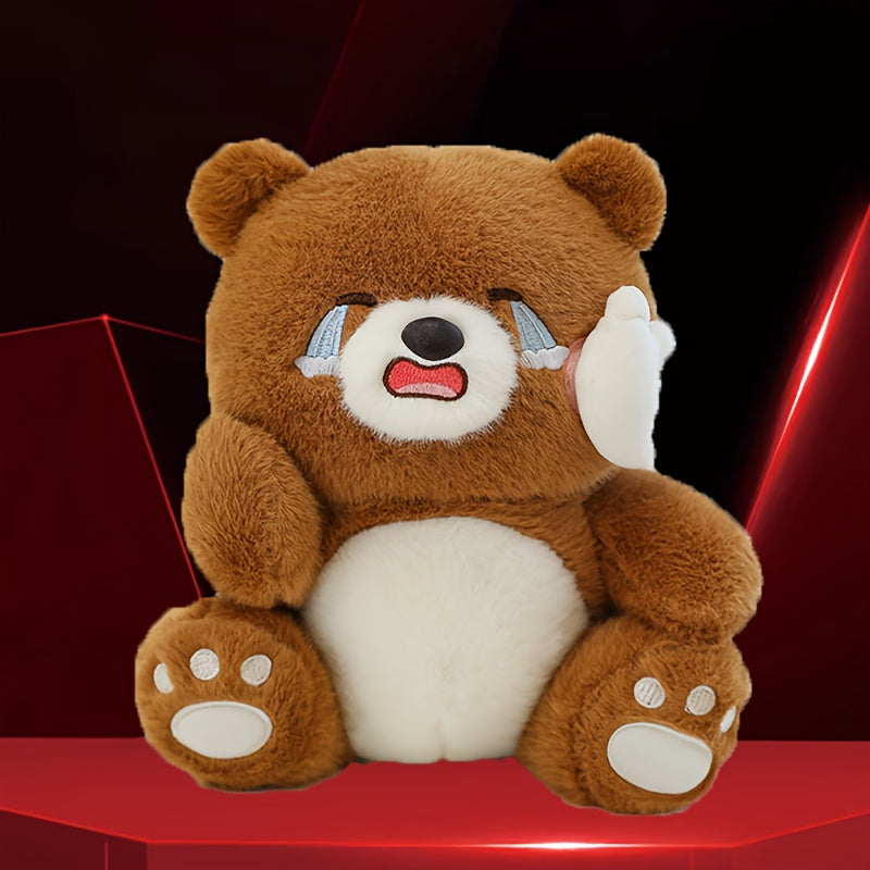 Happy Crying Bear Plush Toy for Valentines Gift-3