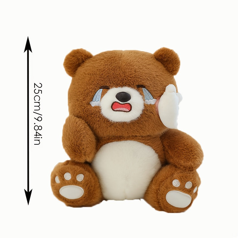 Happy Crying Bear Plush Toy for Valentines Gift-1