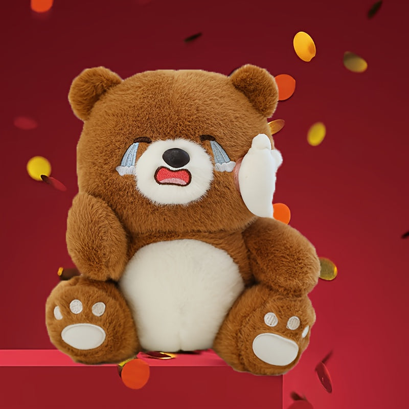 Happy Crying Bear Plush Toy for Valentines Gift-4