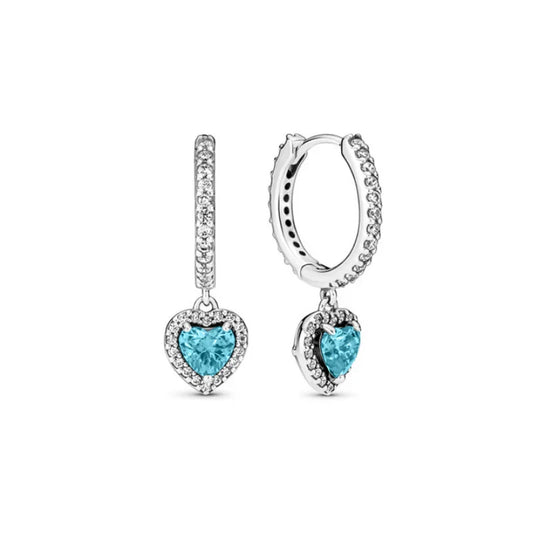 Valentine's Day Sapphire Earrings (Sky Blue)-0