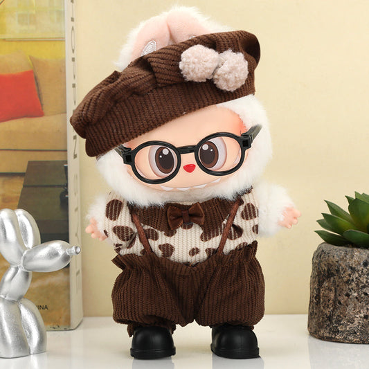 Labubu Chocolate Cow Print Top Outfit-0